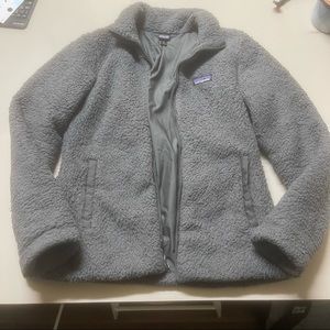 gray sherpa patagonia jacket